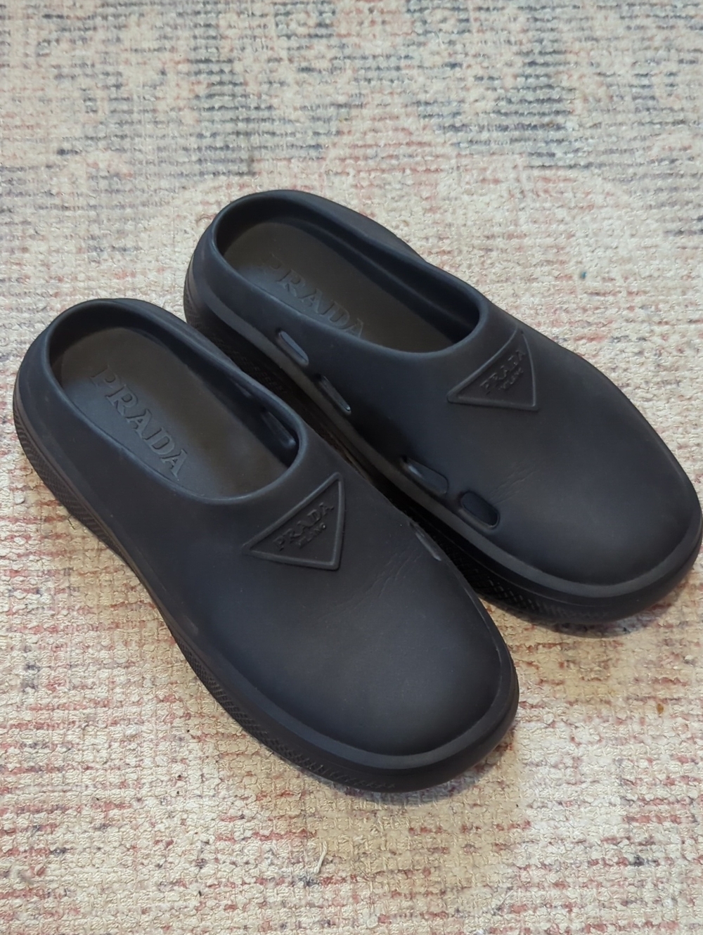 Prada Rubber Mules